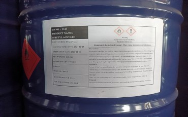 BUTAC in 180kg drums was loaded.