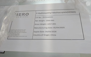 HEMA in 1000kg IBC was loaded.